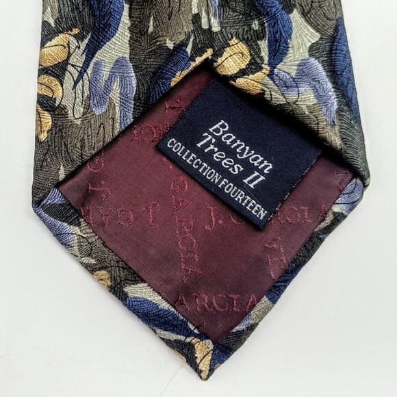 Vintage J. Garcia Banyan Trees II Collection Fourteen Silk Tie - Picture 4 of 5
